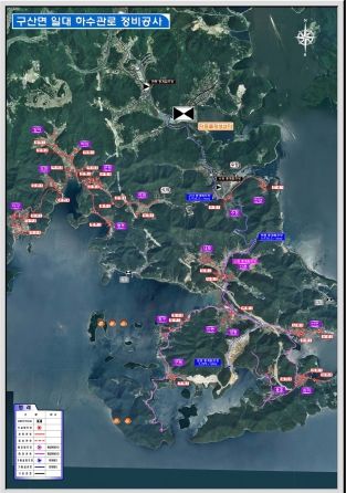 구산면 계획평면도