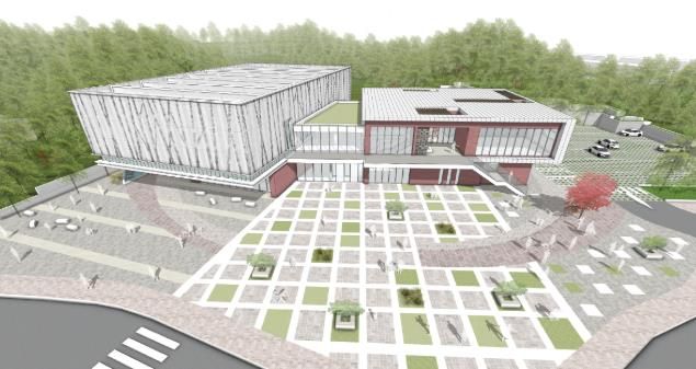 고암 시니어친화형 국민체육센터 당선작 조감도